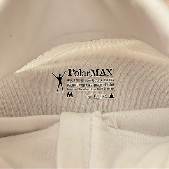 Polar Max White Zip Up Turtleneck - Picture 4 of 8